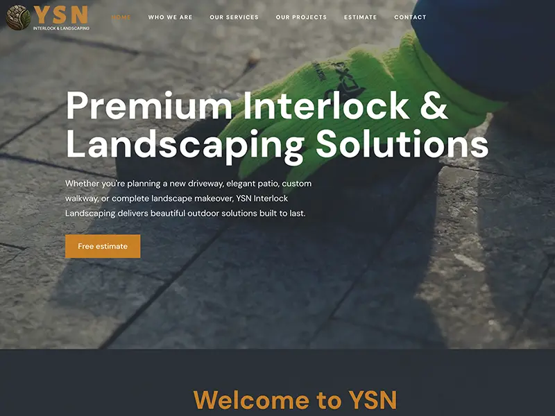 YSN Interlock Landscaping